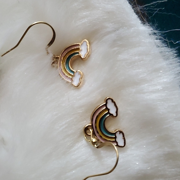 Handmade Rainbow earrings - Picture 3 of 3